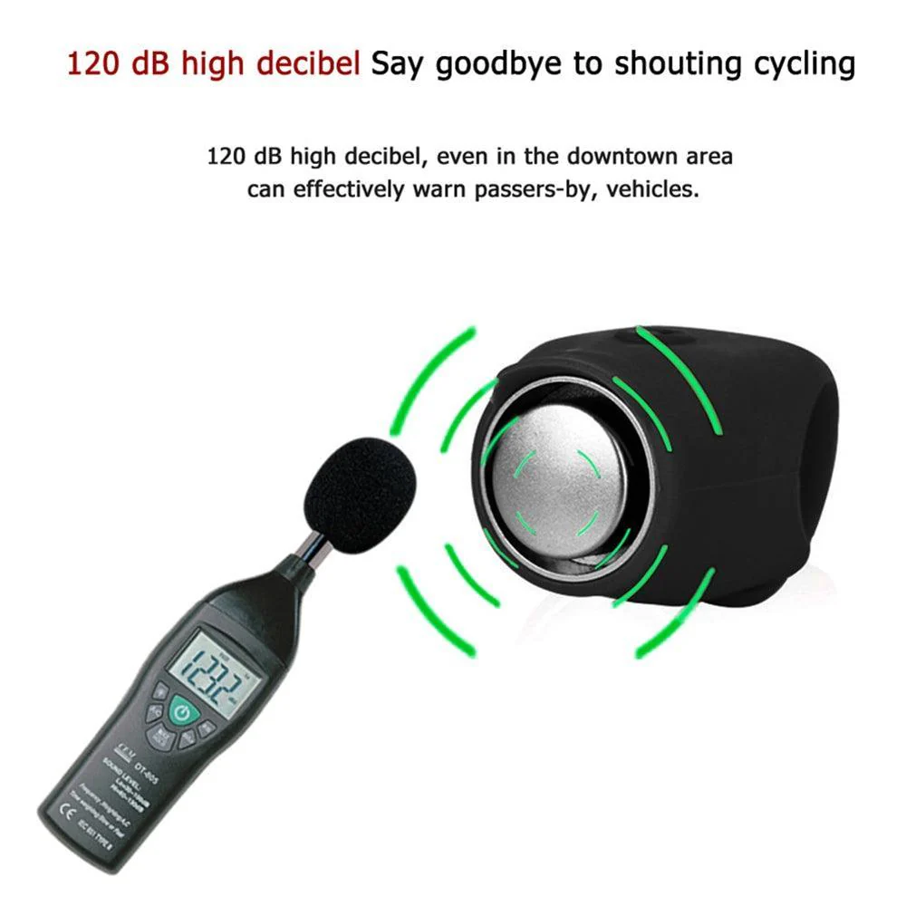 VIVI Bike Bell 120 dB Bicycle Electric Horn - Image 6