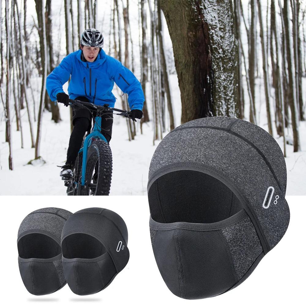 VIVI Bike Helmet Liner Cycling Warm Hood Masks - Image 3