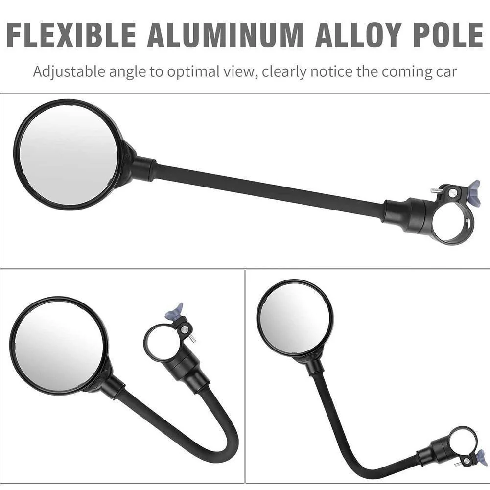VIVI Bike Mirror 360° Adjustable Handlebar Mirrors - Image 9