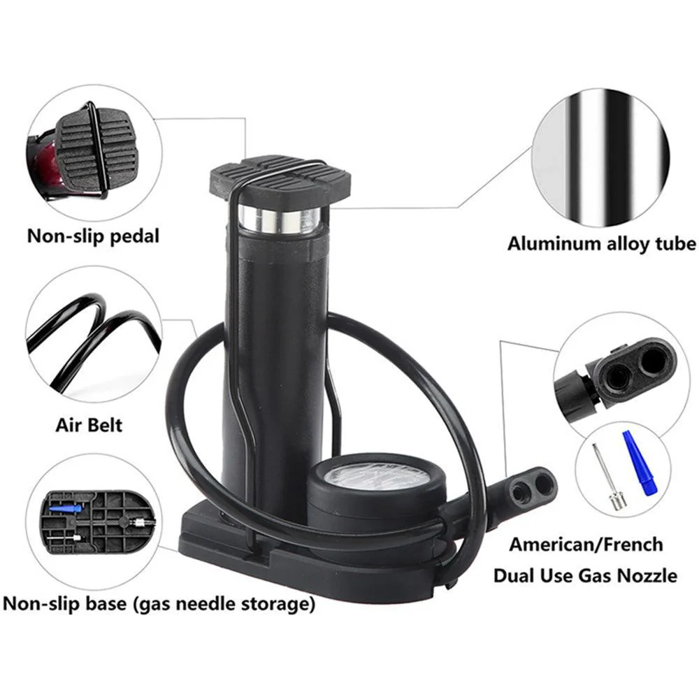 VIVI Bike Pump Bike Foot Portable Pump - Image 13