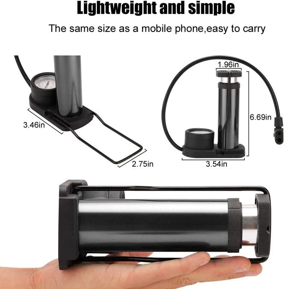 VIVI Bike Pump Bike Foot Portable Pump - Image 8