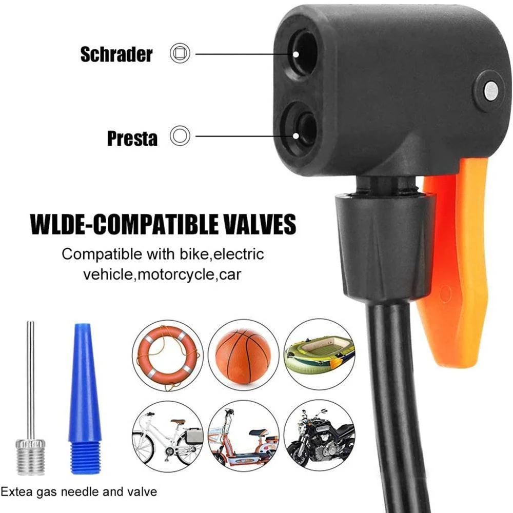 VIVI Bike Pump Bike Foot Portable Pump - Image 9
