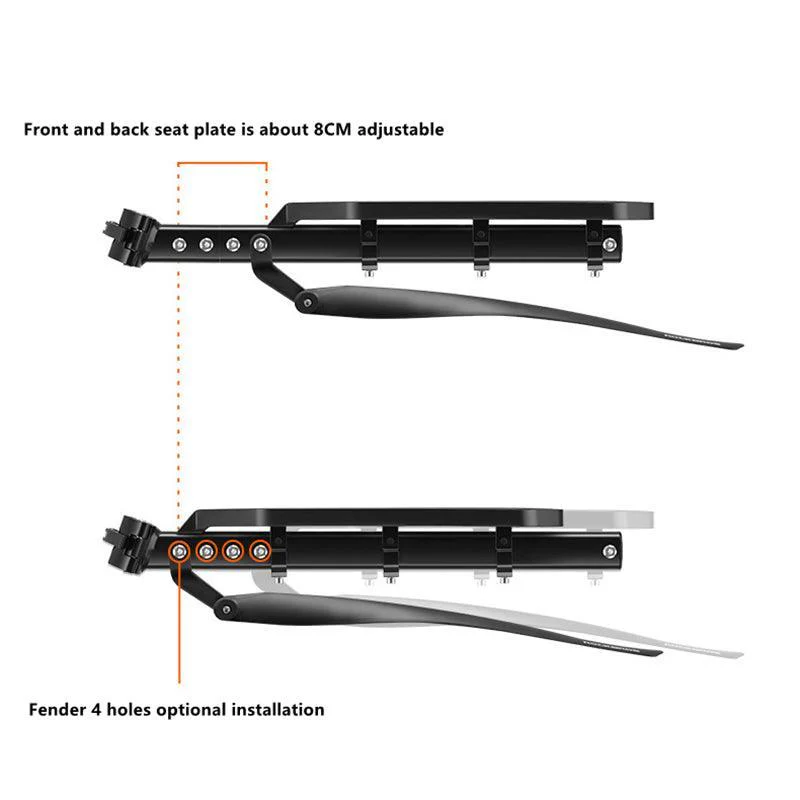 VIVI Bike Quick Release Rear Cargo Racks - Image 13