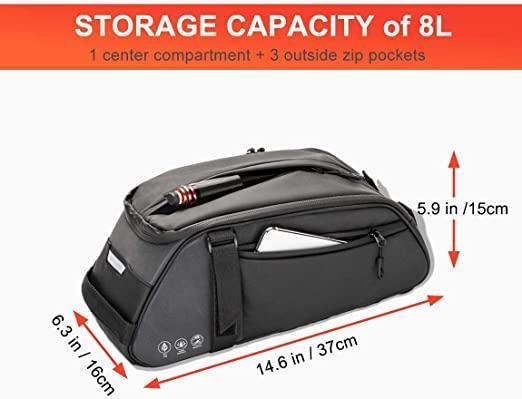 VIVI Bike Rear Rack Bag Bicycle Storage Bag Hanging Bag - Image 7