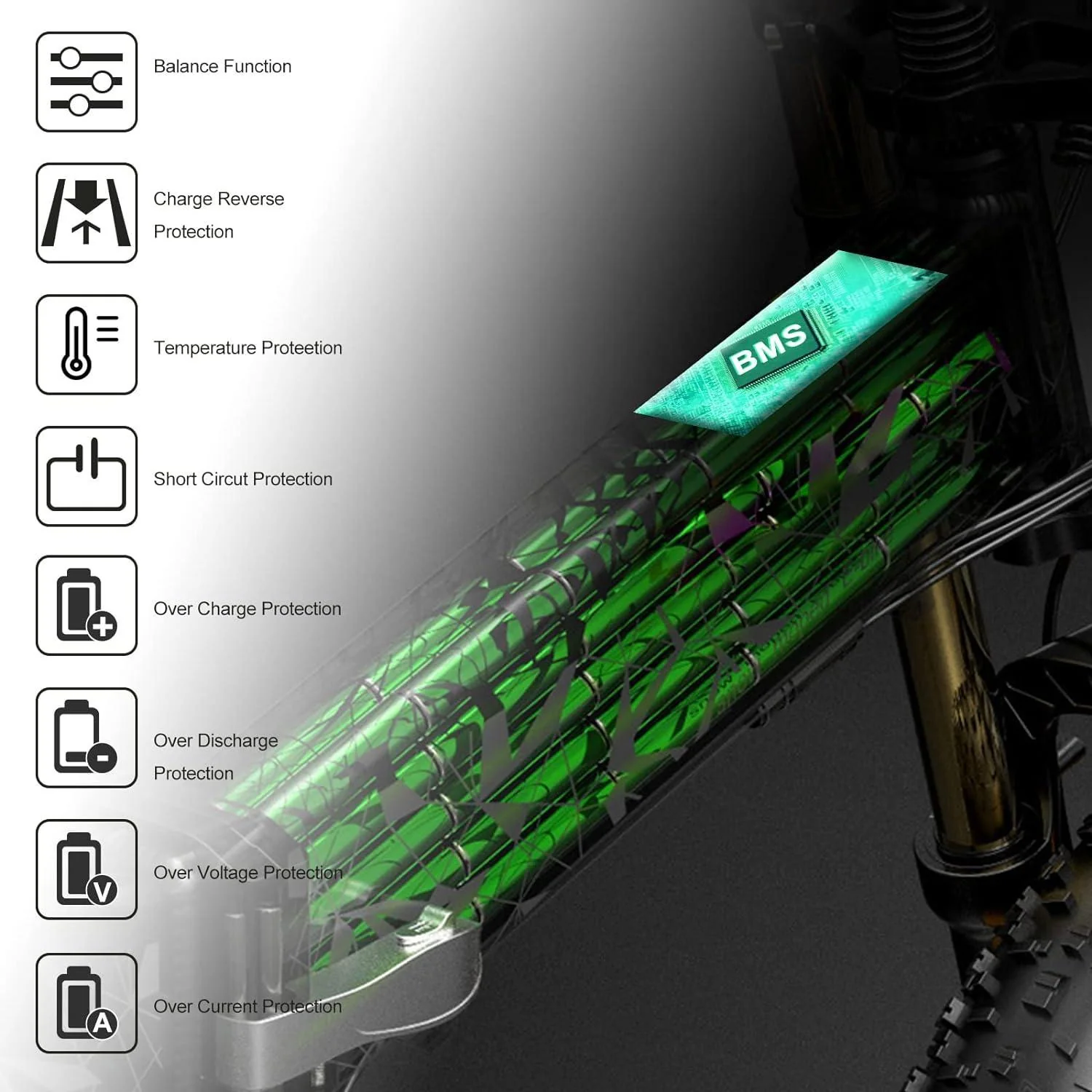 VIVI Electric Bike Battery For F20F Ebike - Image 5