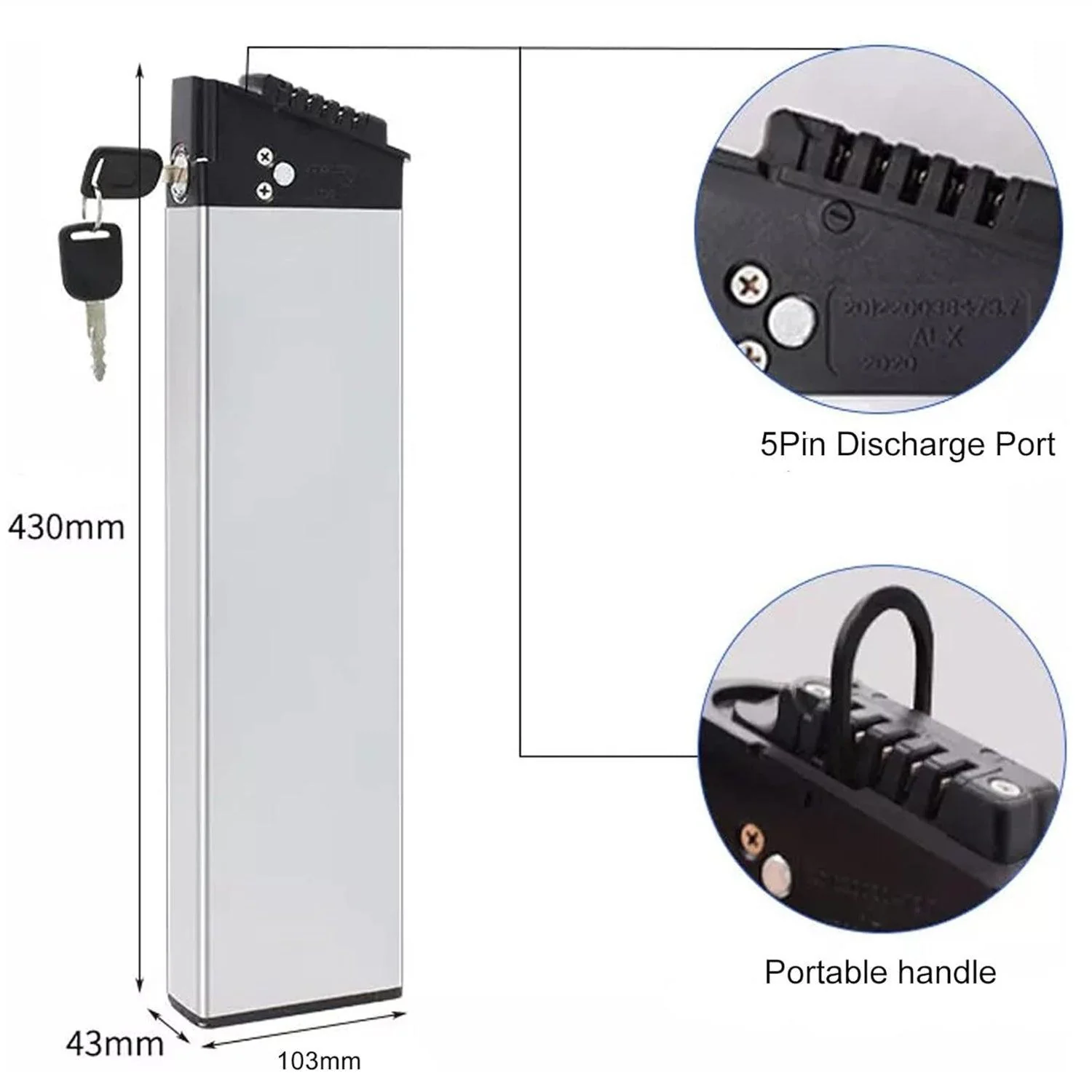 VIVI Electric Bike Battery For F20F Ebike - Image 7