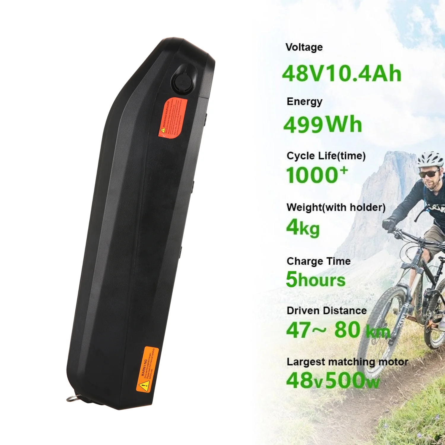 VIVI Electric Bike Battery For H7UL Ebike - Image 3