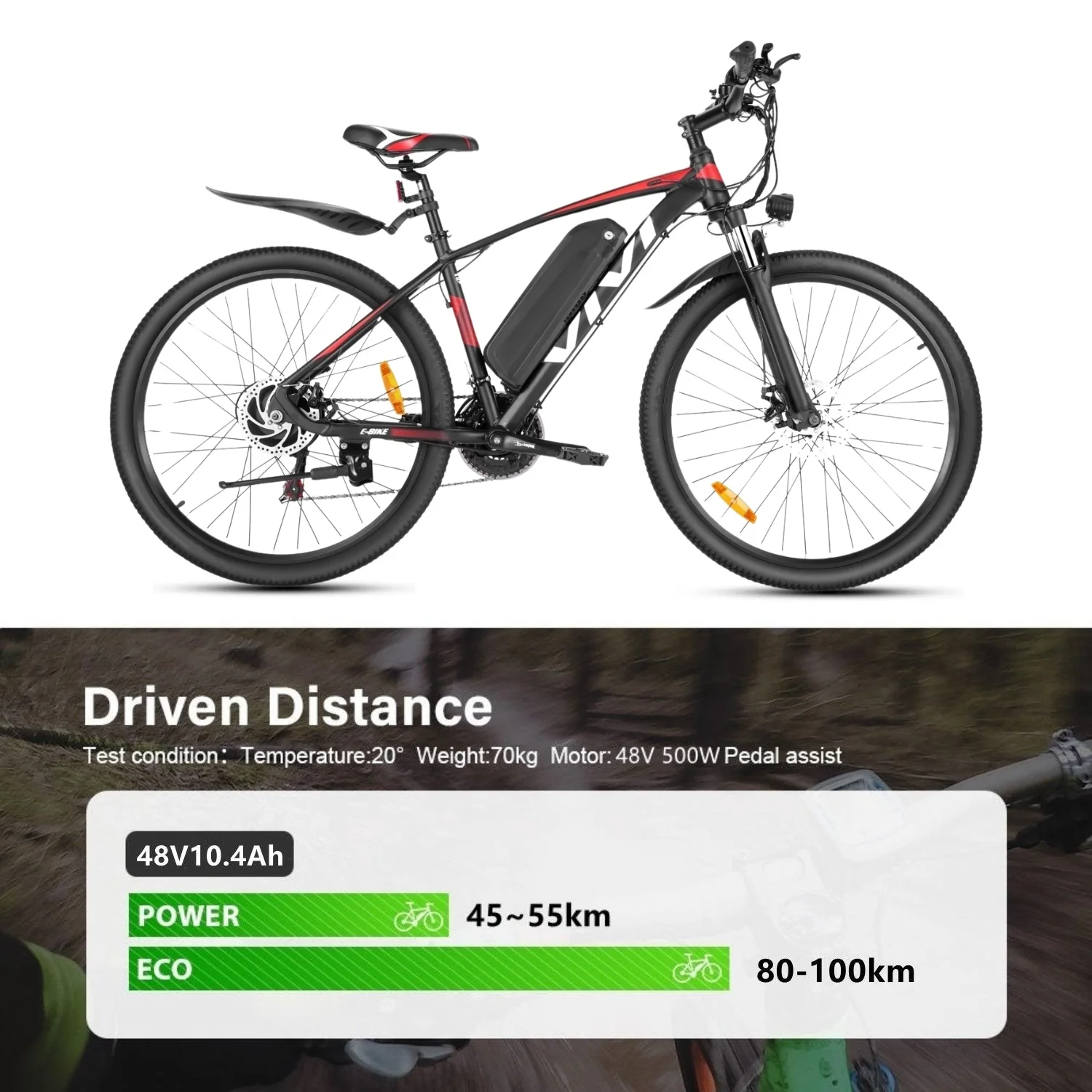 VIVI Electric Bike Battery For H7UL Ebike - Image 7