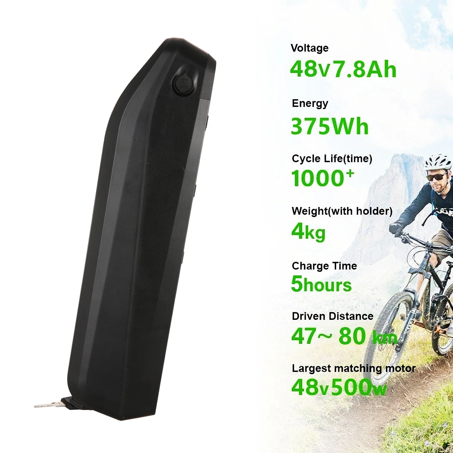VIVI Electric Bike Battery For M026SHUL Ebike - Image 3
