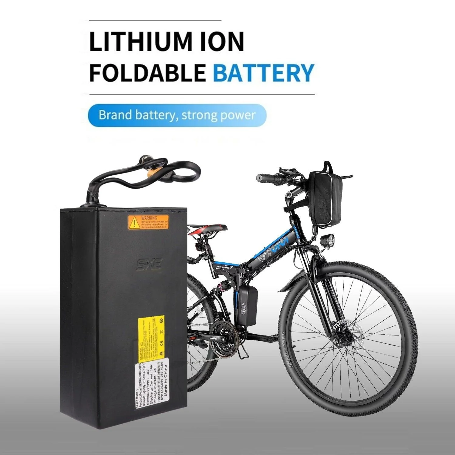 VIVI Electric Bike Battery For M026TGB Ebike - Image 2
