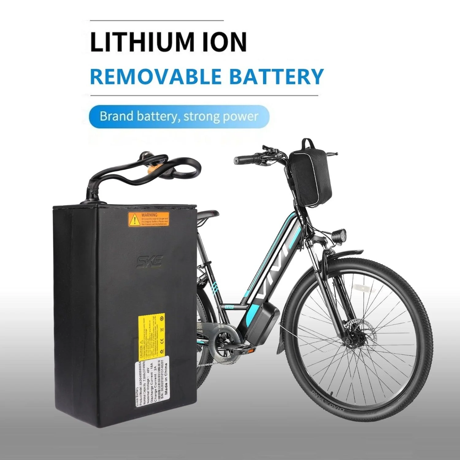 VIVI Electric Bike Battery For MT26G Ebike - Image 2