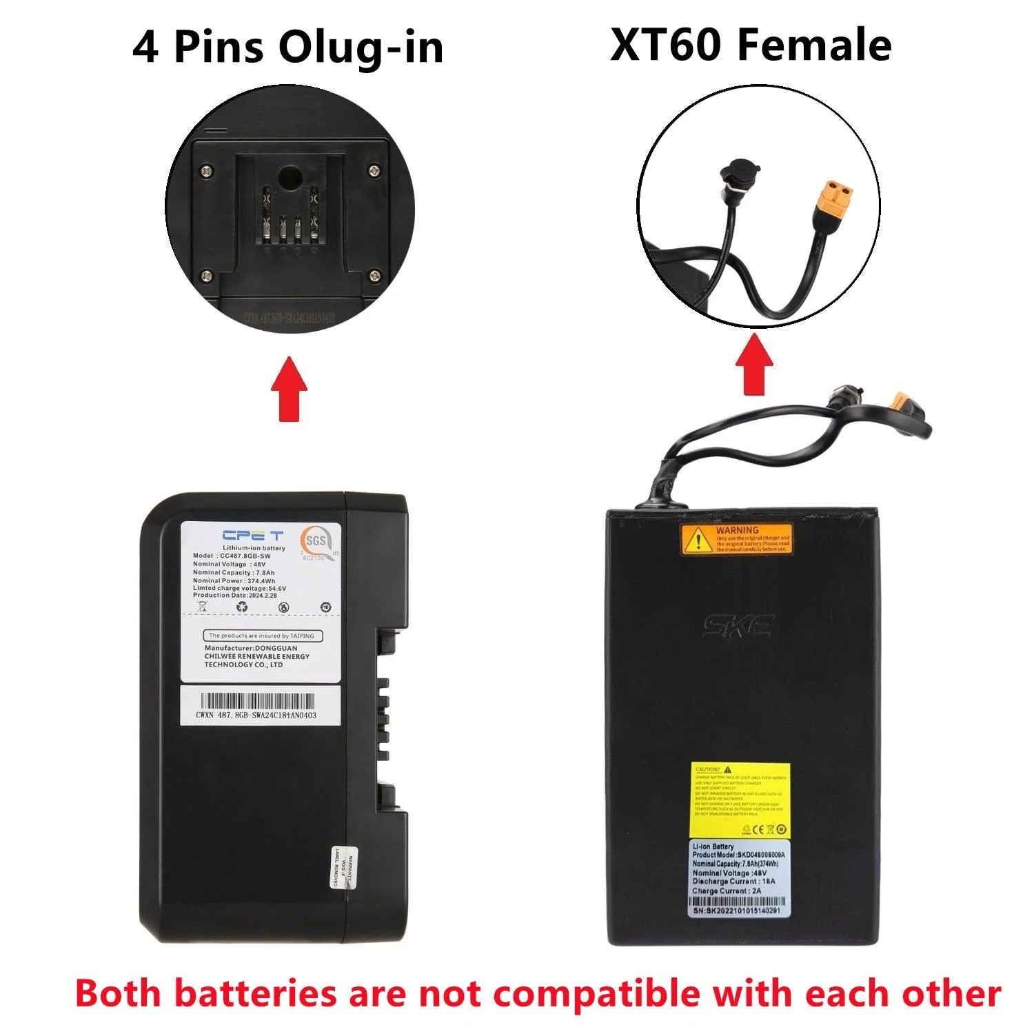 VIVI Electric Bike Battery For MT26G Ebike - Image 3