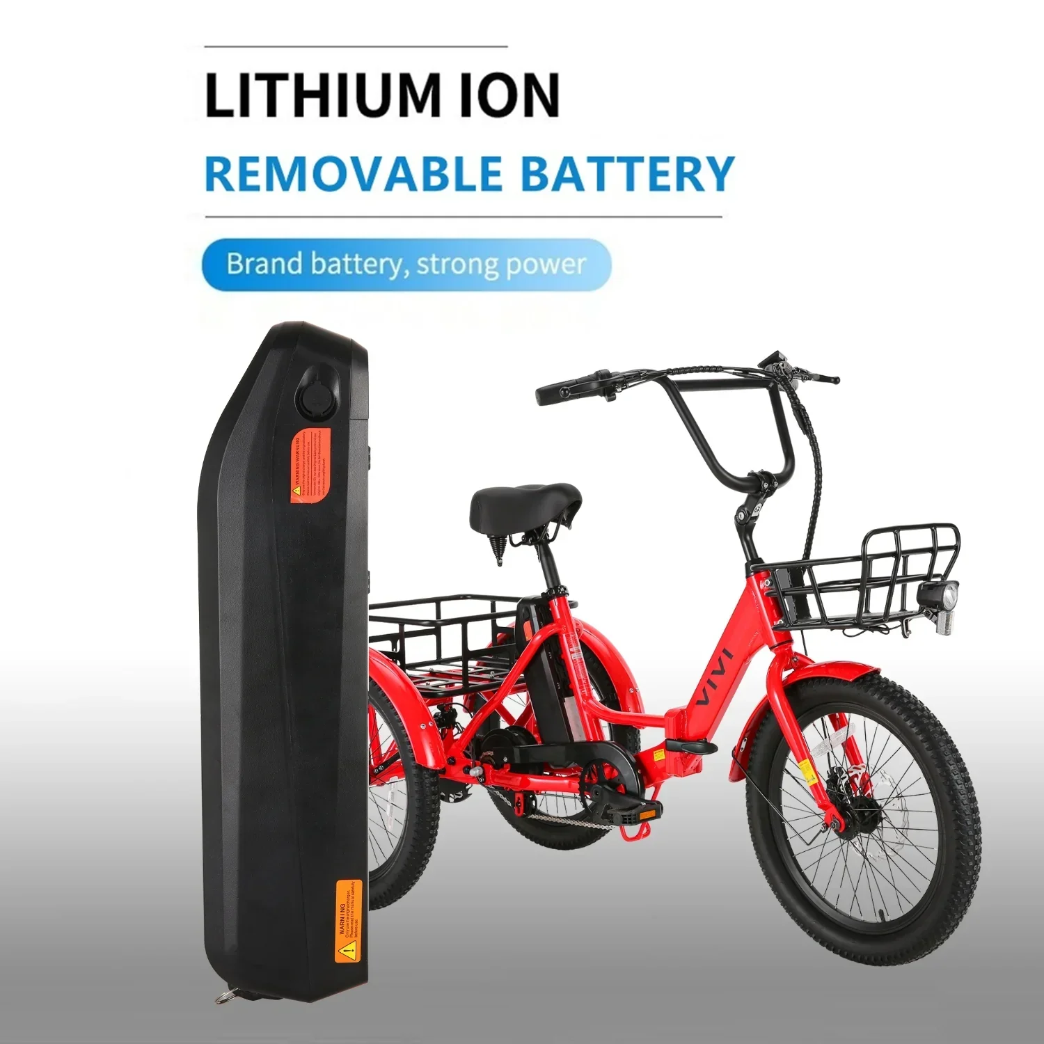 VIVI Electric Bike Battery For T01 Ebike - Image 2