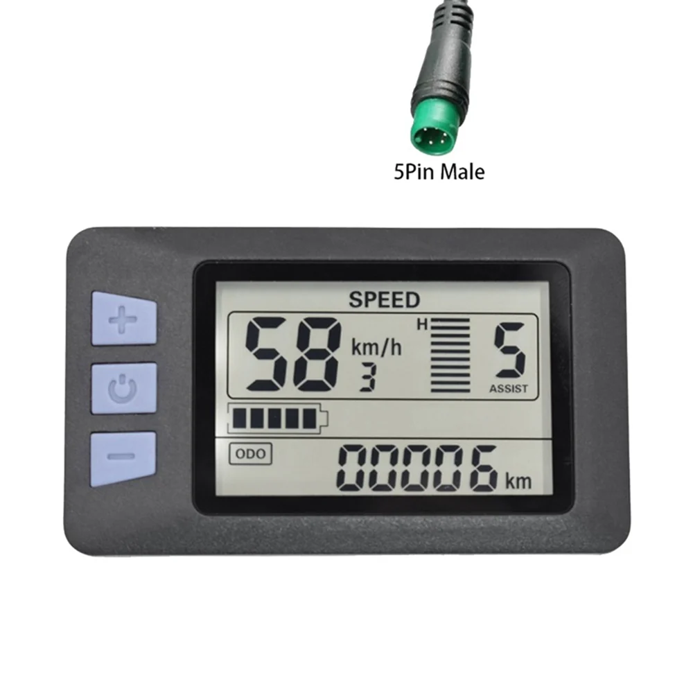 VIVI Electric Bike Computer 48V P3H LCD Display Meters - Image 10