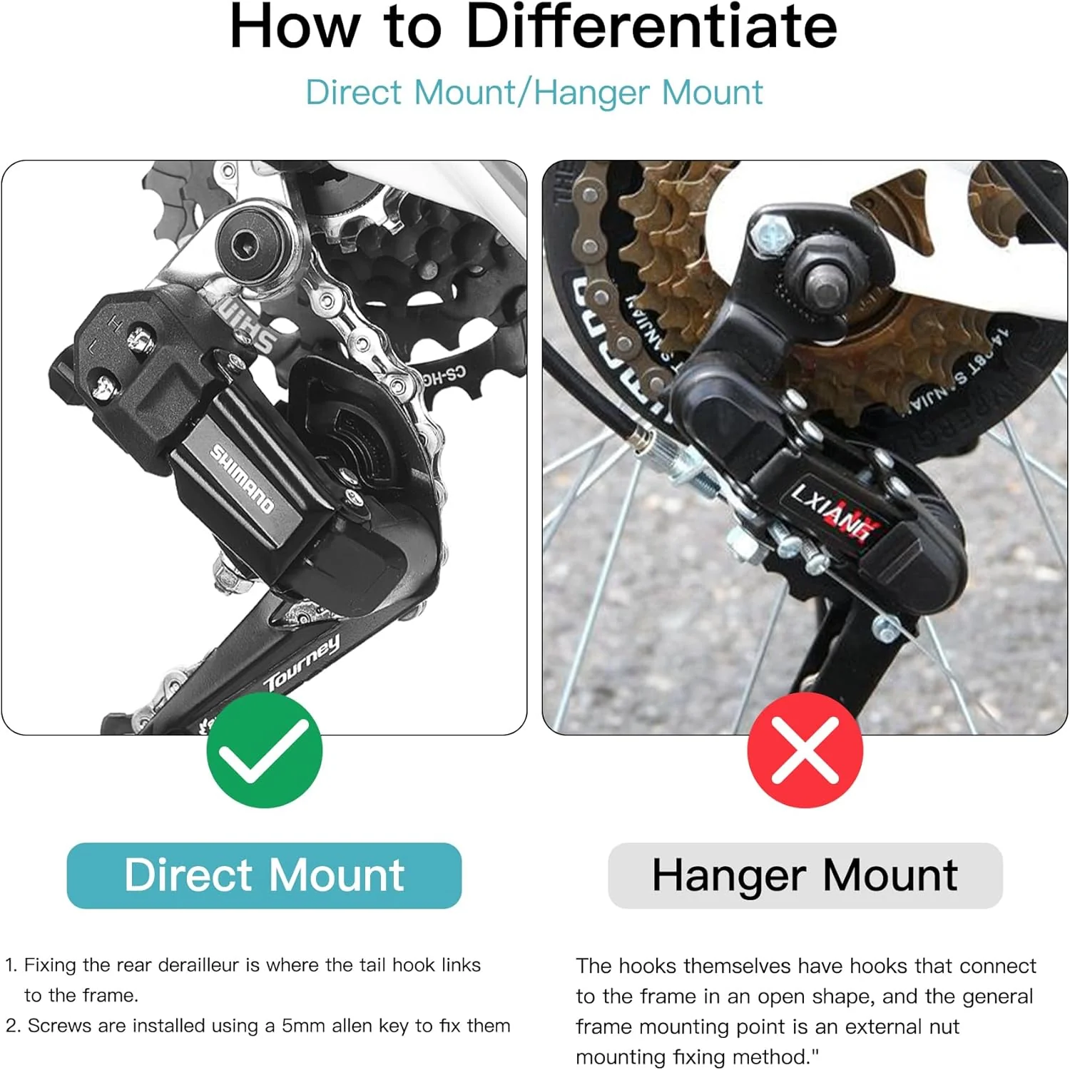 VIVI Electric Bike Derailleur Rear Derailleurs - Image 23