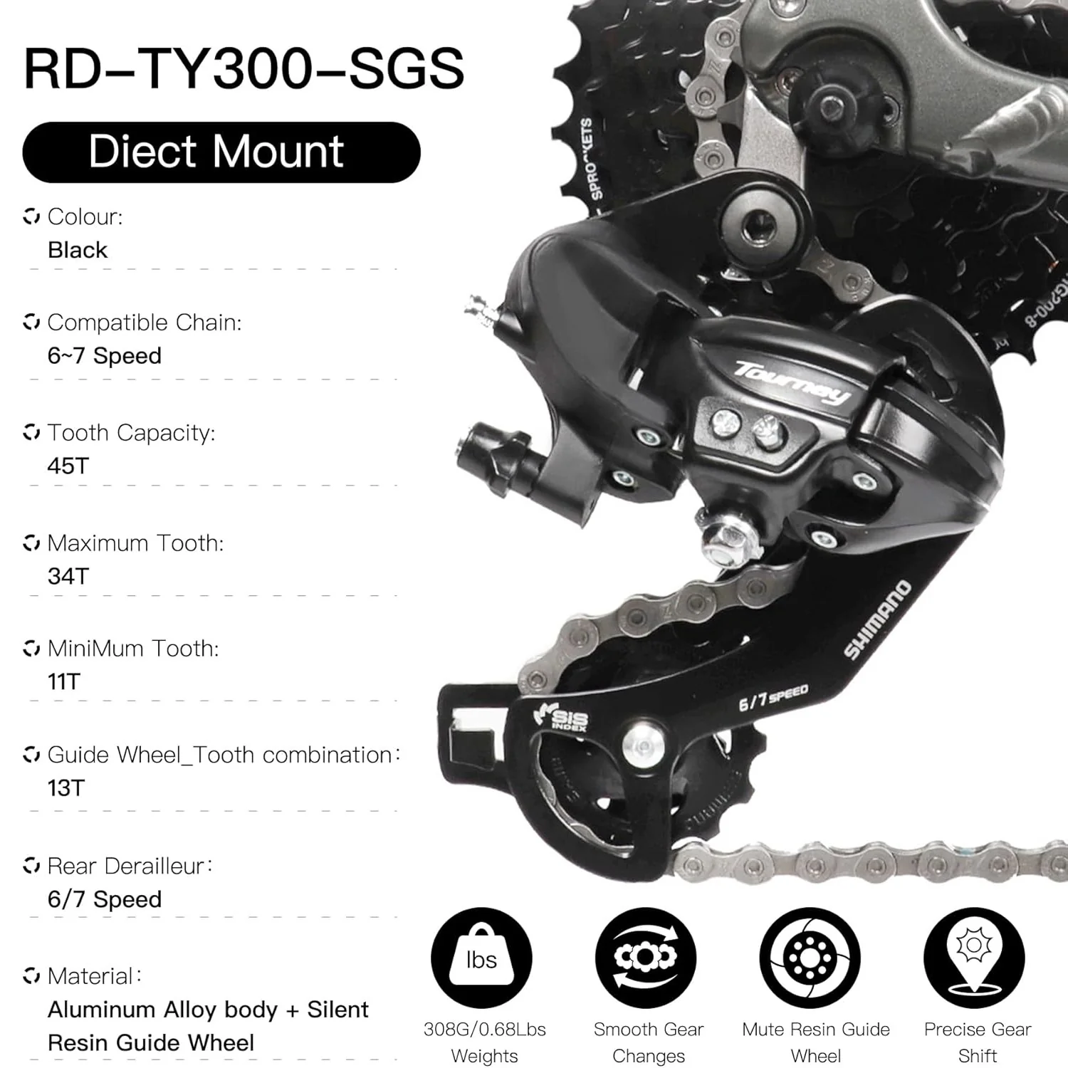 VIVI Electric Bike Derailleur Rear Derailleurs - Image 34