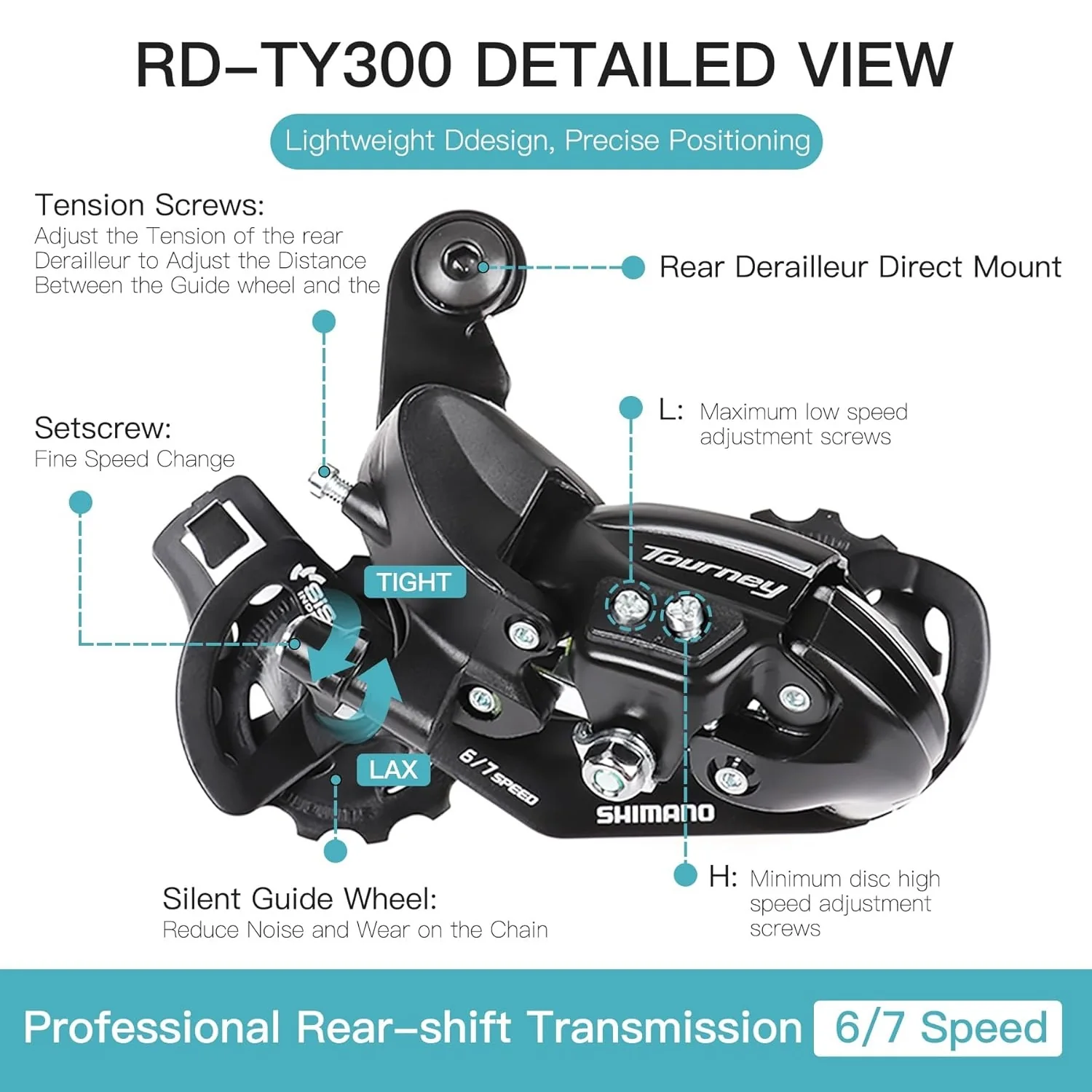VIVI Electric Bike Derailleur Rear Derailleurs - Image 35