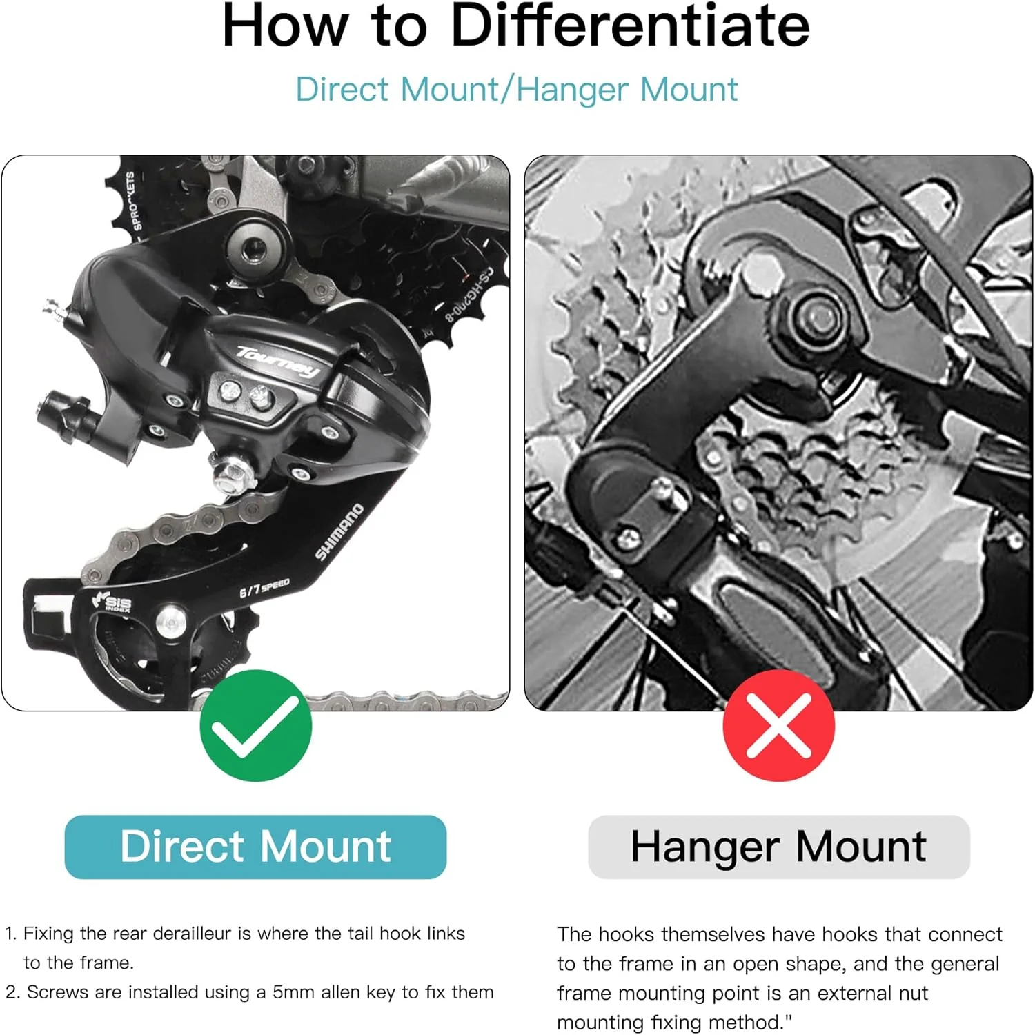 VIVI Electric Bike Derailleur Rear Derailleurs - Image 37