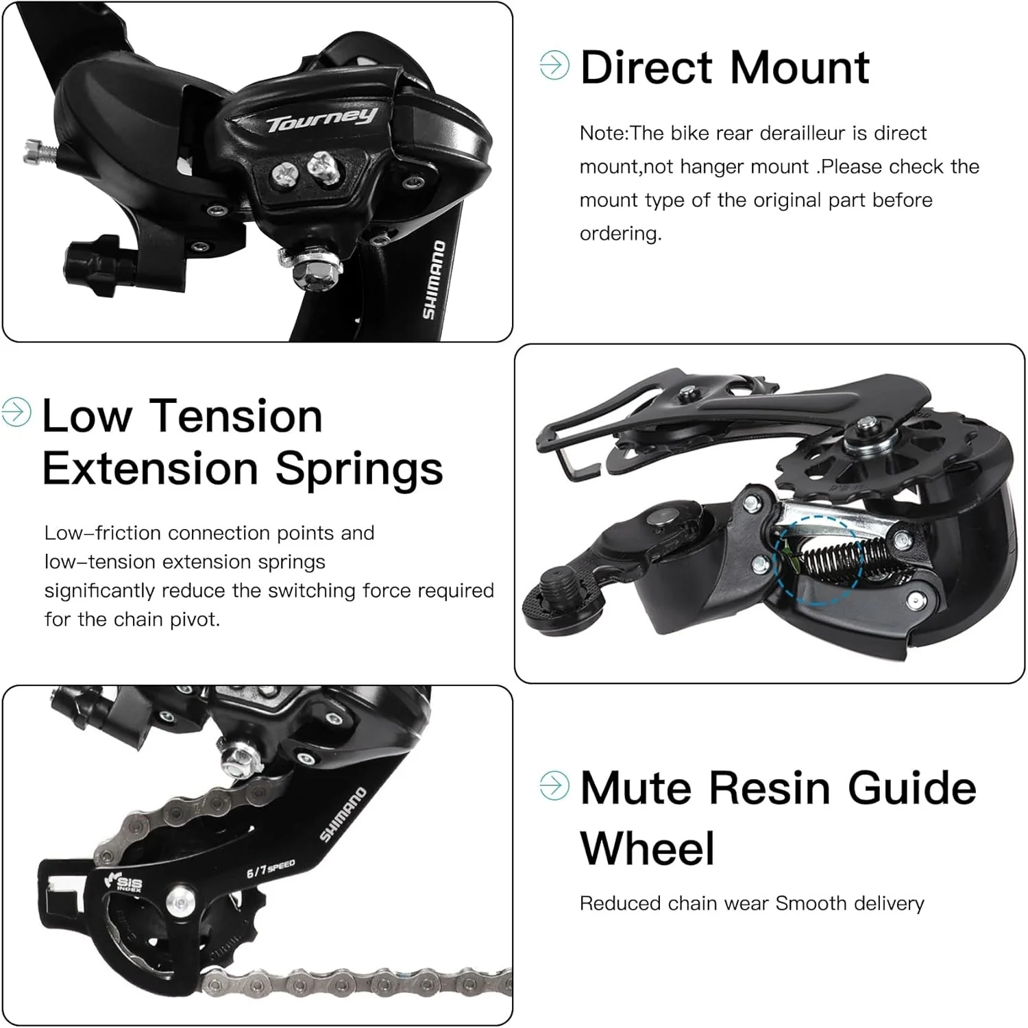 VIVI Electric Bike Derailleur Rear Derailleurs - Image 38