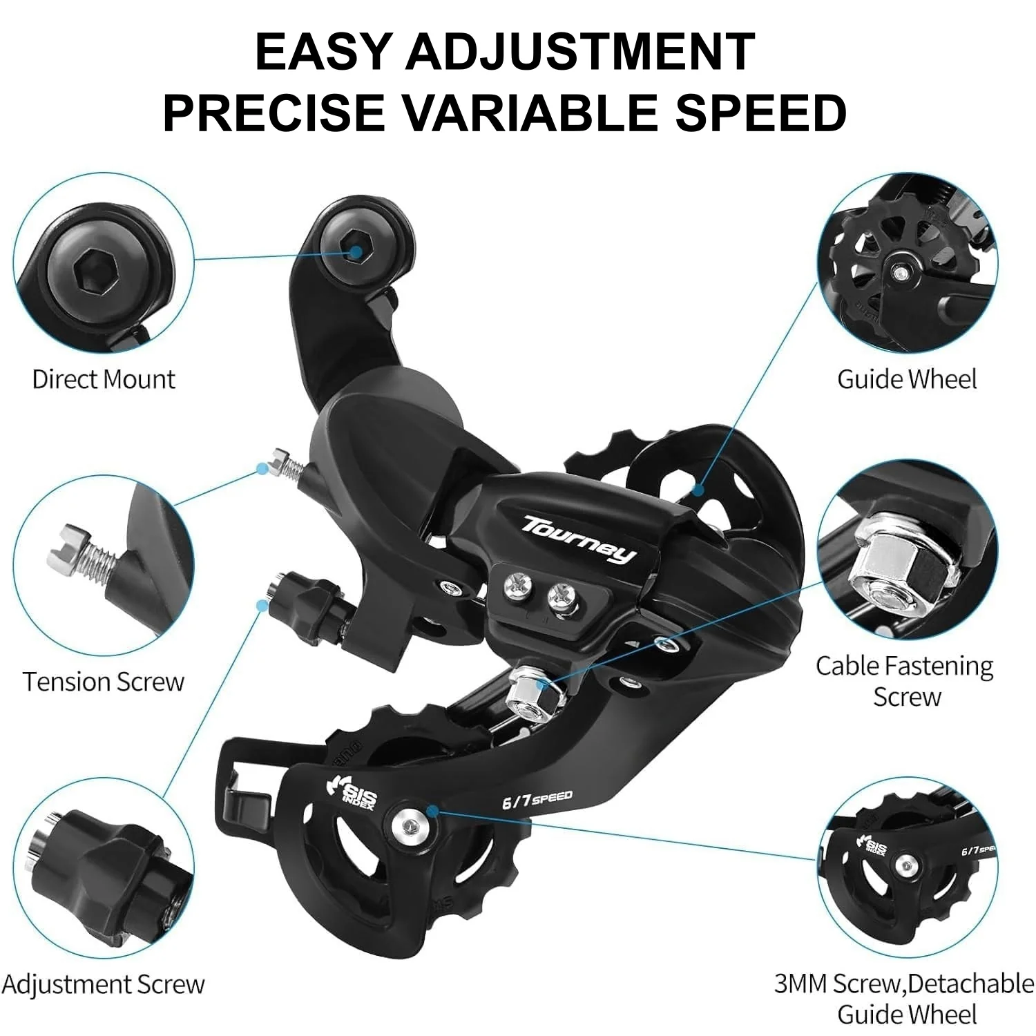 VIVI Electric Bike Derailleur Rear Derailleurs - Image 40