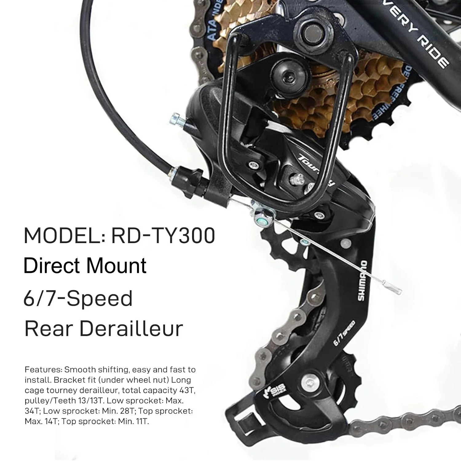 VIVI Electric Bike Derailleur Rear Derailleurs - Image 42