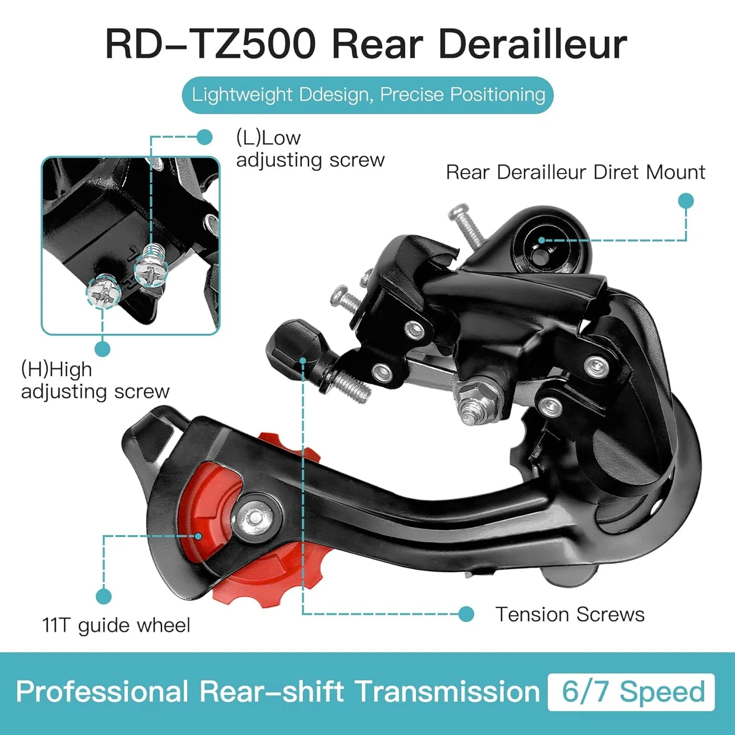VIVI Electric Bike Derailleur Rear Derailleurs - Image 6