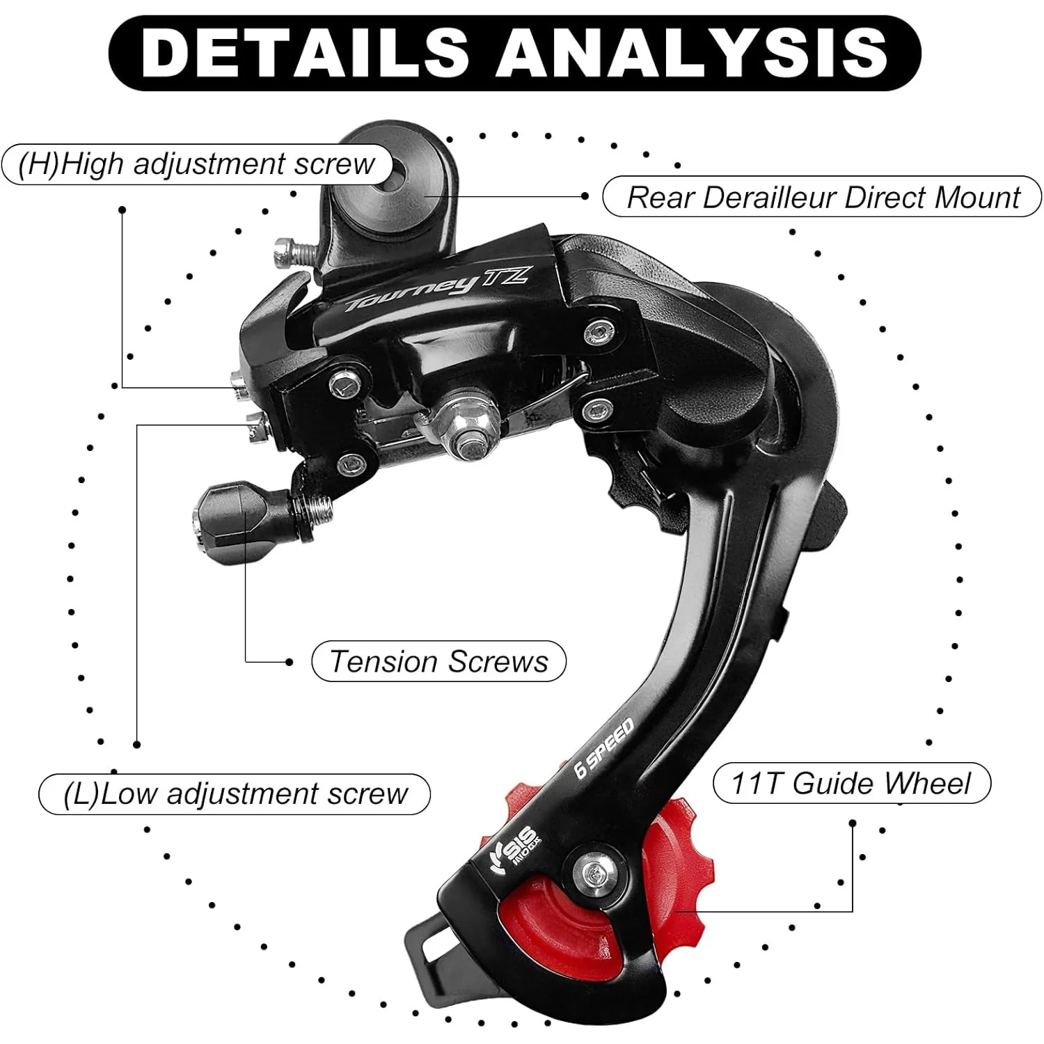 VIVI Electric Bike Derailleur Rear Derailleurs - Image 9