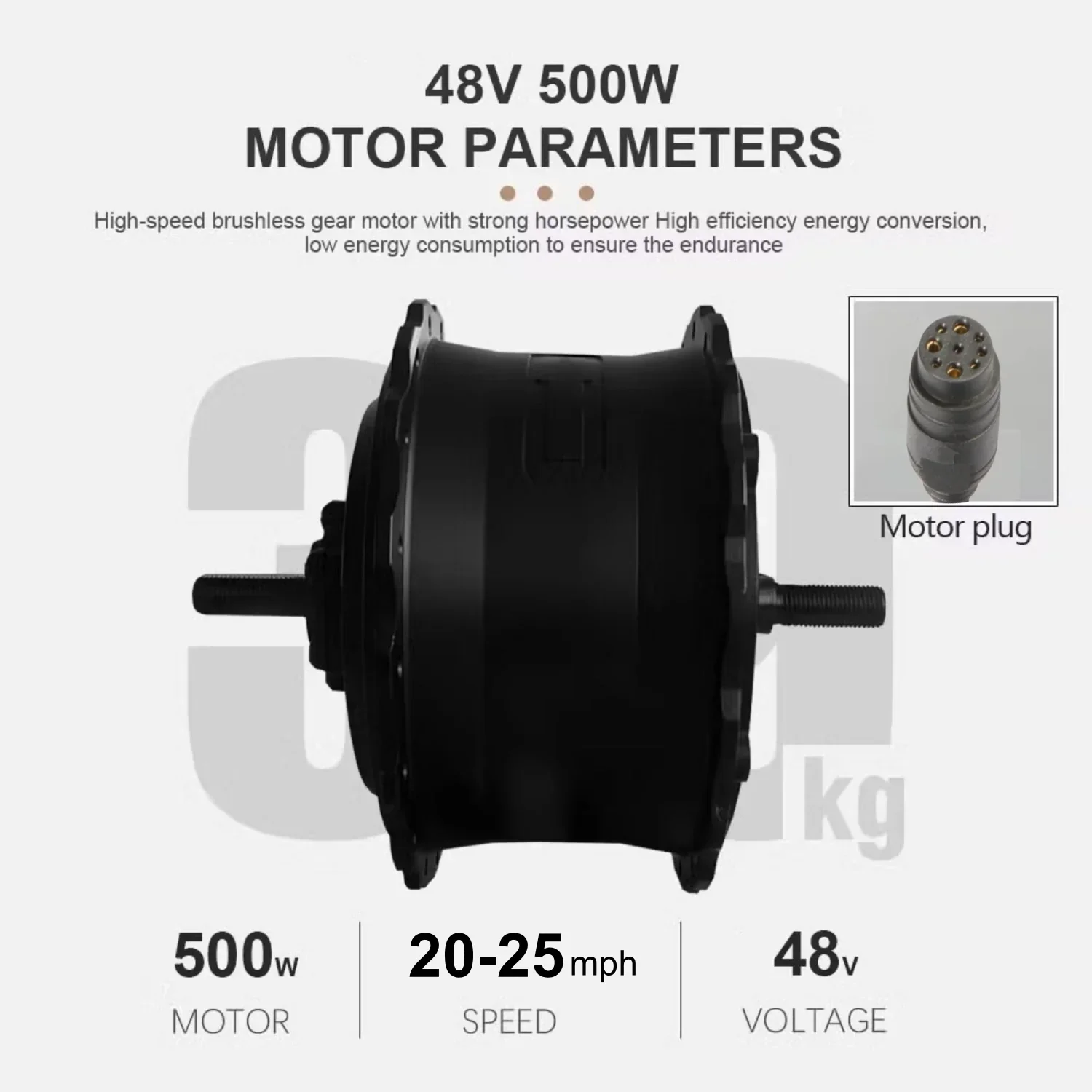 VIVI Electric Bike Motor Rear Brushless Hub Motors - Image 3