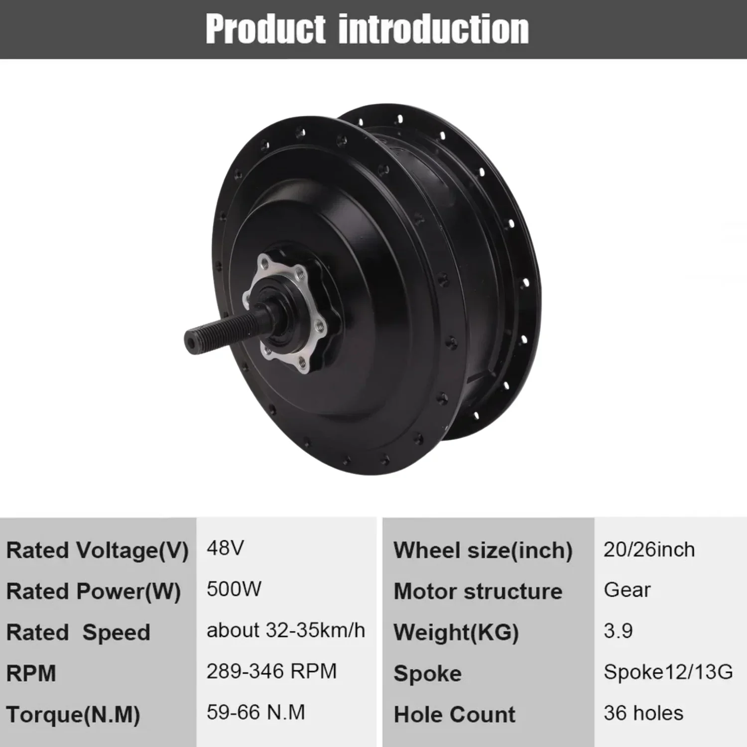 VIVI Electric Bike Motor Rear Brushless Hub Motors - Image 30