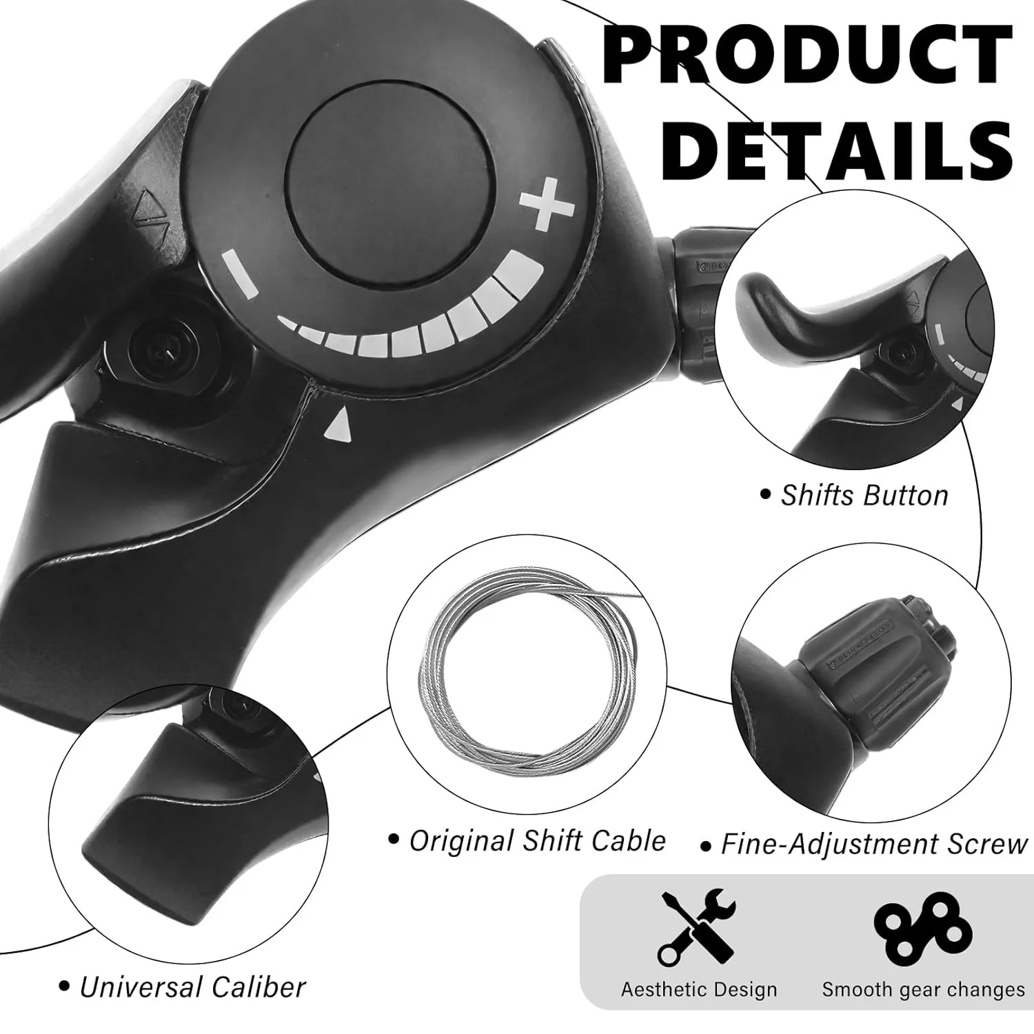VIVI Electric Bike Shifter SL-TX30 Thumb Shifters - Image 11