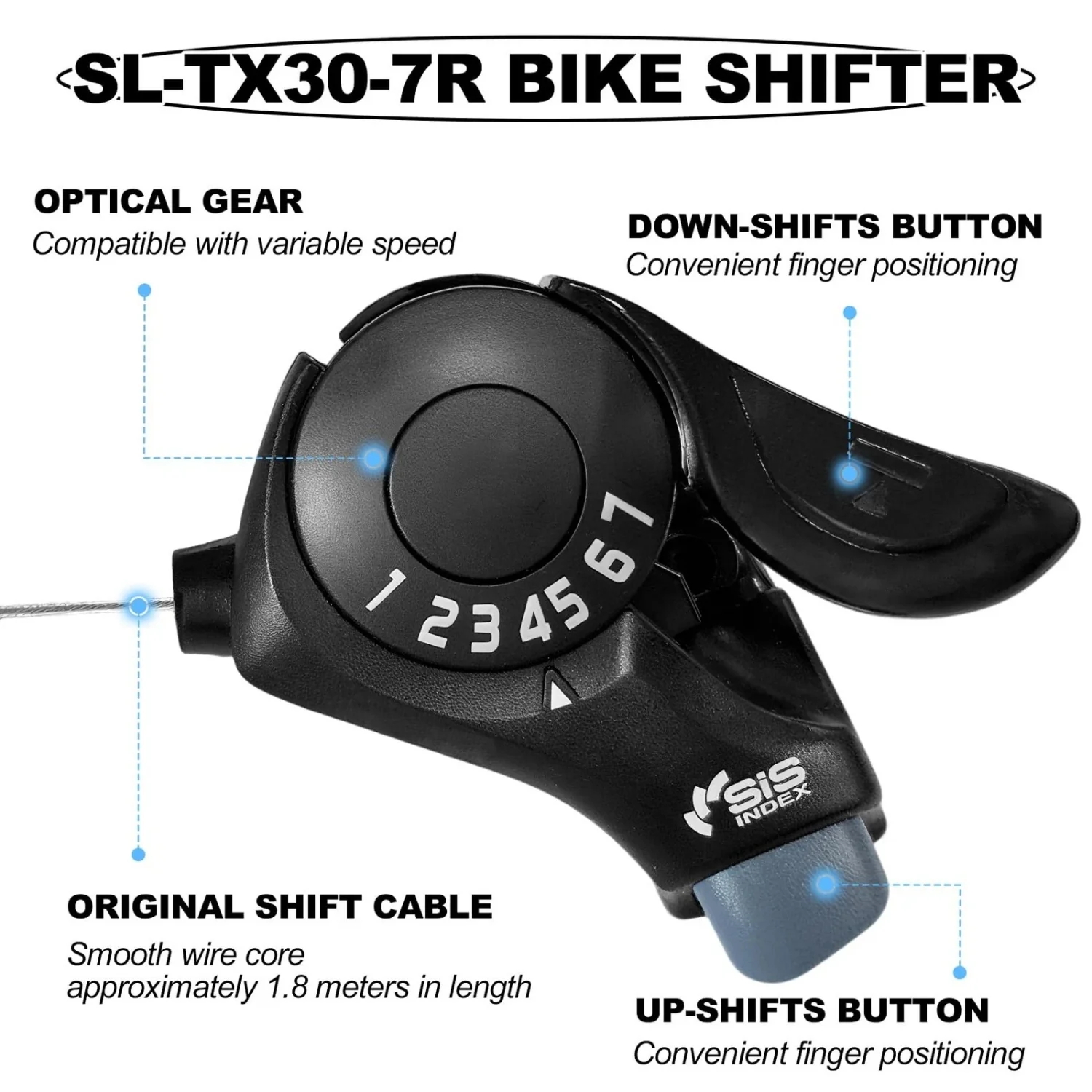 VIVI Electric Bike Shifter SL-TX30 Thumb Shifters - Image 18