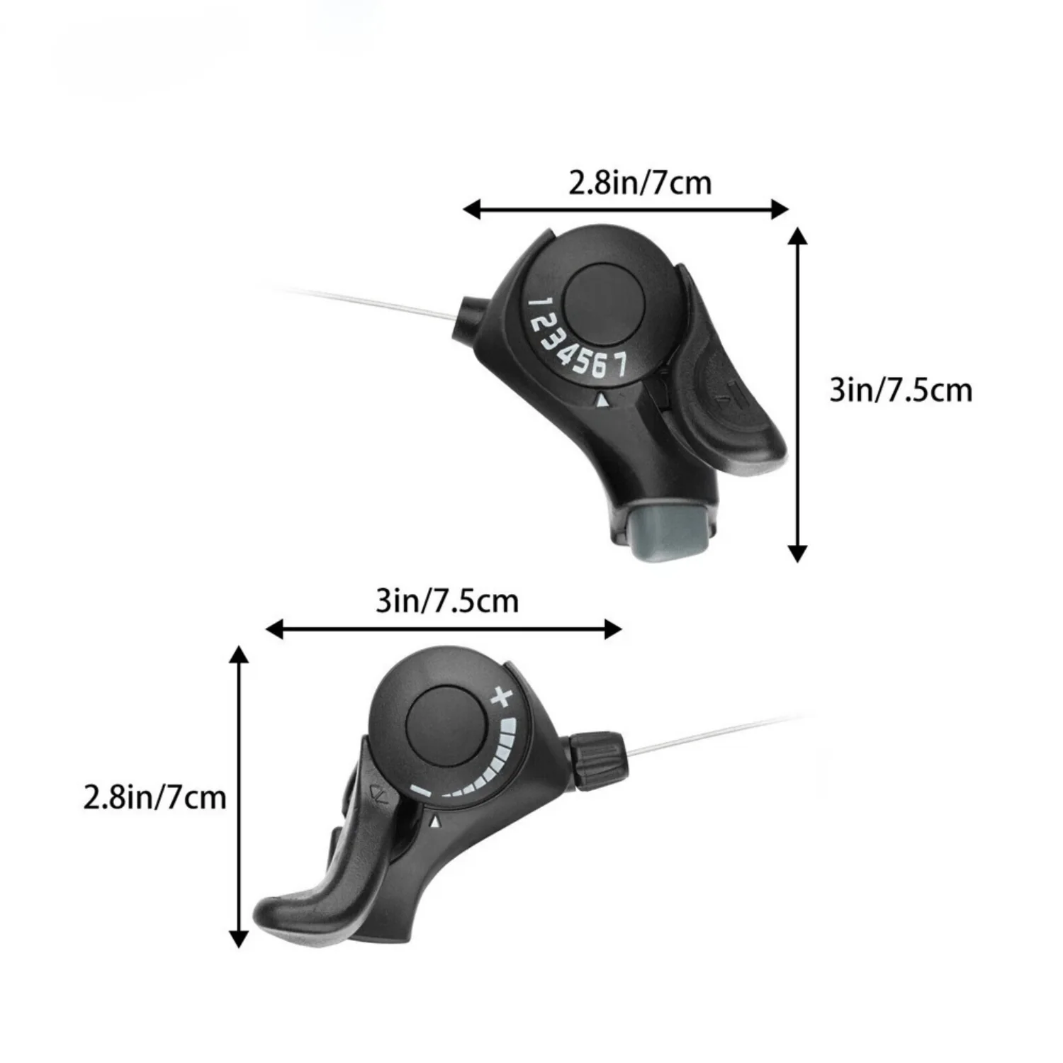 VIVI Electric Bike Shifter SL-TX30 Thumb Shifters - Image 6