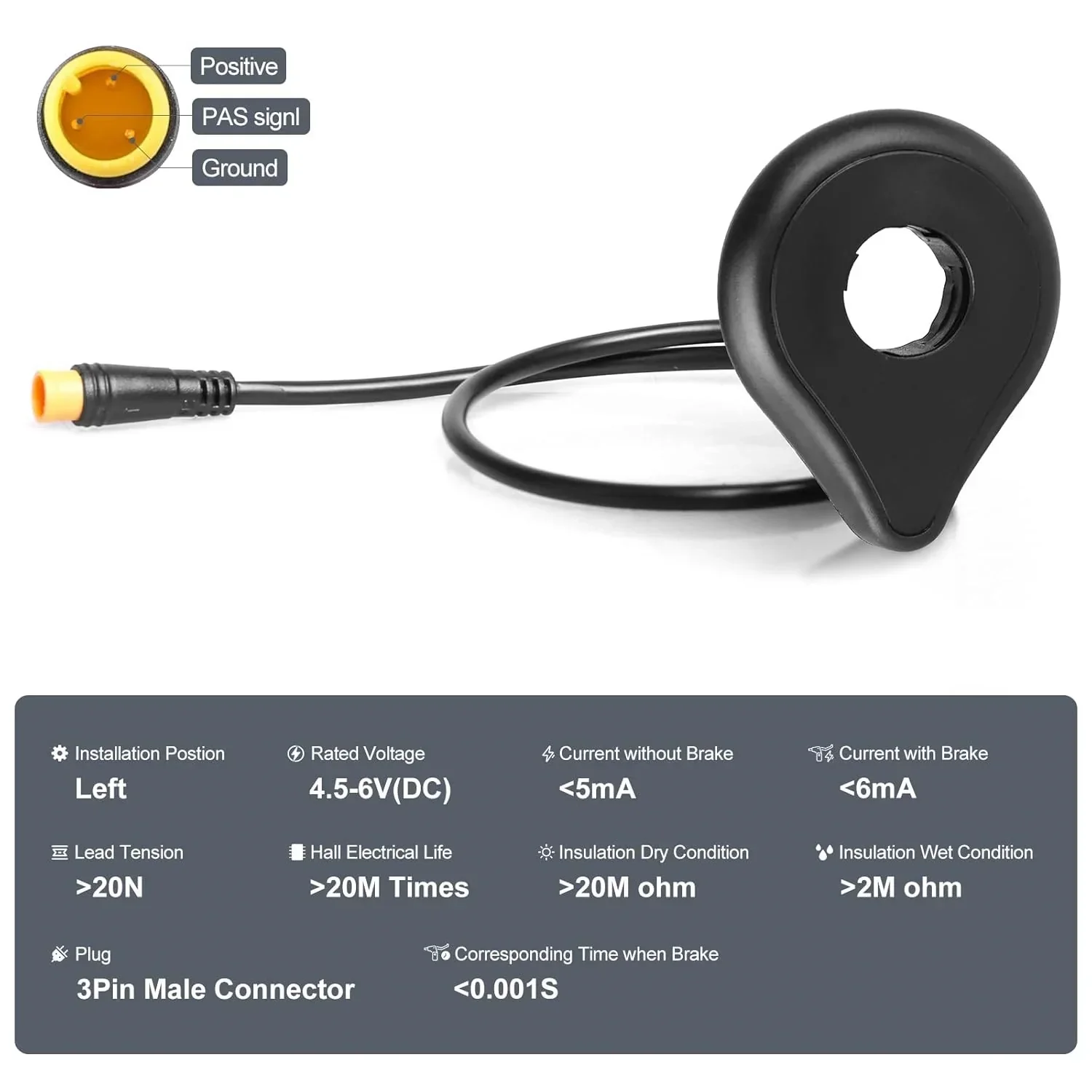 VIVI Electric Bike Speed and Cadence Sensors - Image 3
