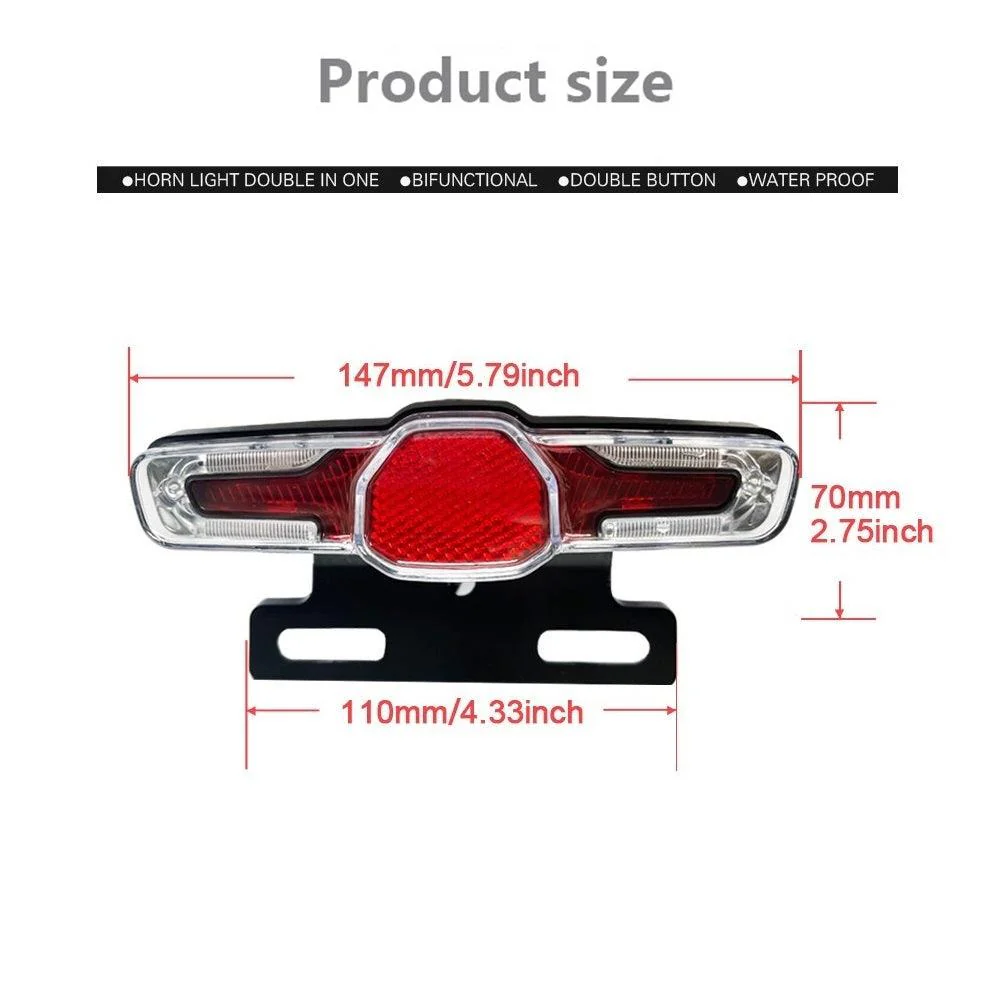 VIVI Electric Bike Taillight Rear Light - Image 14