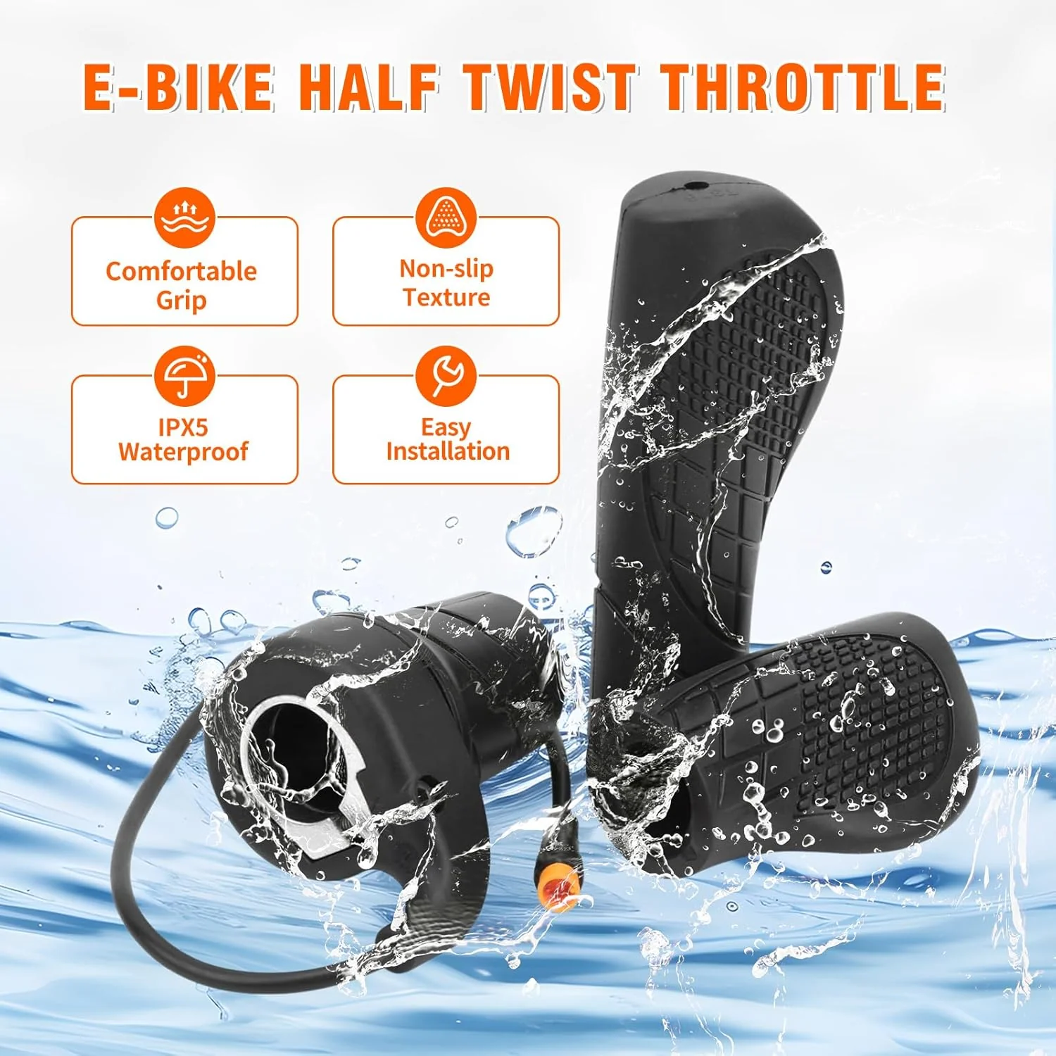 VIVI Electric Bike Twist Throttle Grip Set - Image 4