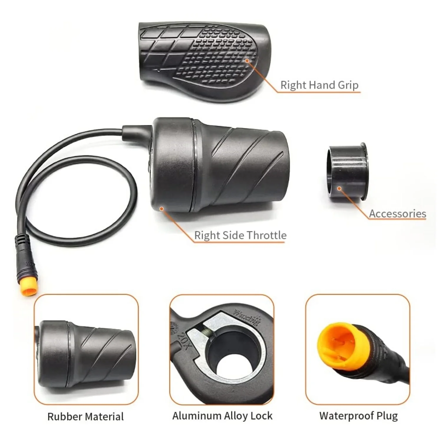 VIVI Electric Bike Twist Throttle Grip Set - Image 7