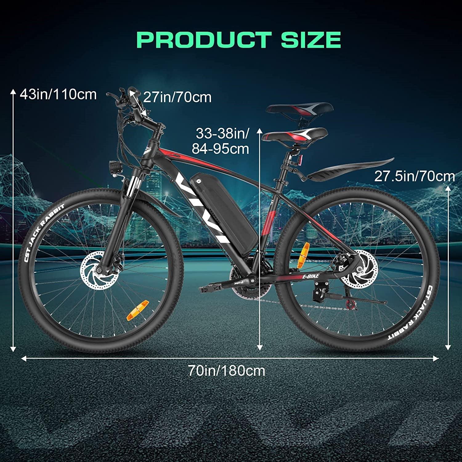 VIVI H7UL Electric Bike 27.5" Off Road Electric Mountain Bike SGS Certified to UL2849 - Image 11