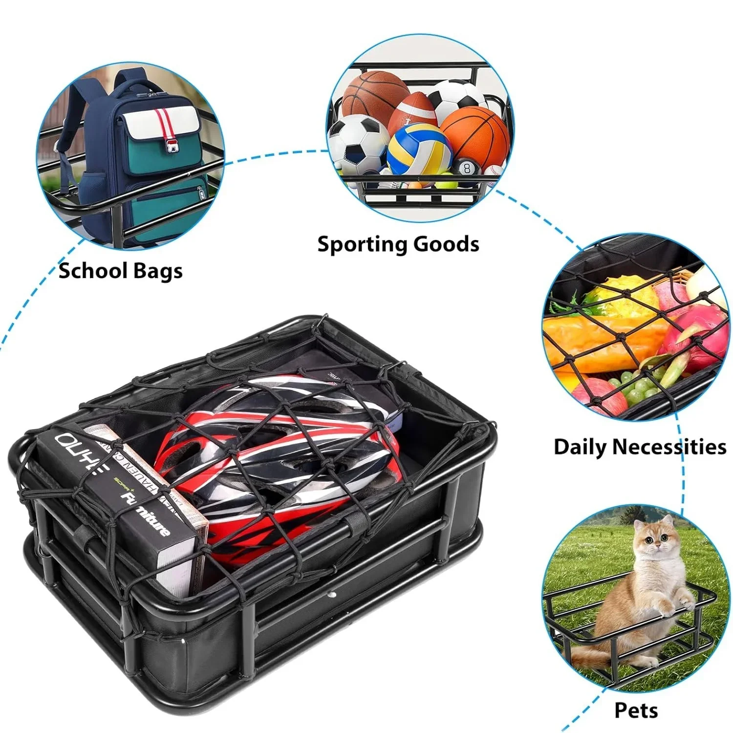 VIVI Rear Rack Basket Cargo Baskets for ACE01 & ACE07 - Image 19