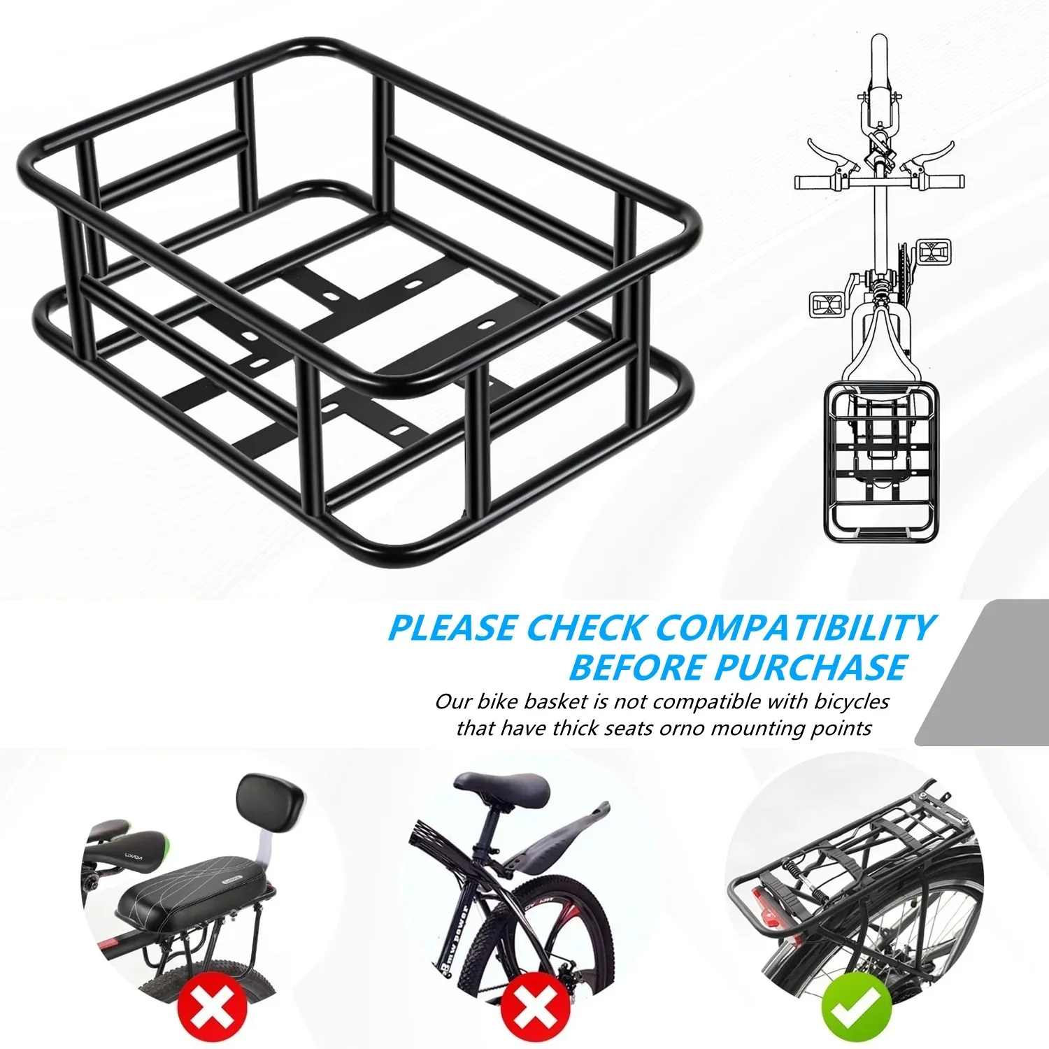VIVI Rear Rack Basket Cargo Baskets for ACE01 & ACE07 - Image 8
