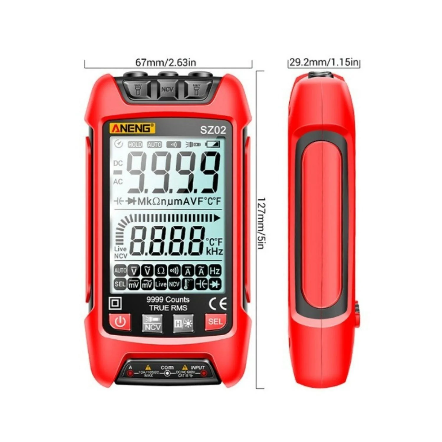 VIVI SZ02 Digital Display Multimeter Smart Voltmeter - Image 4
