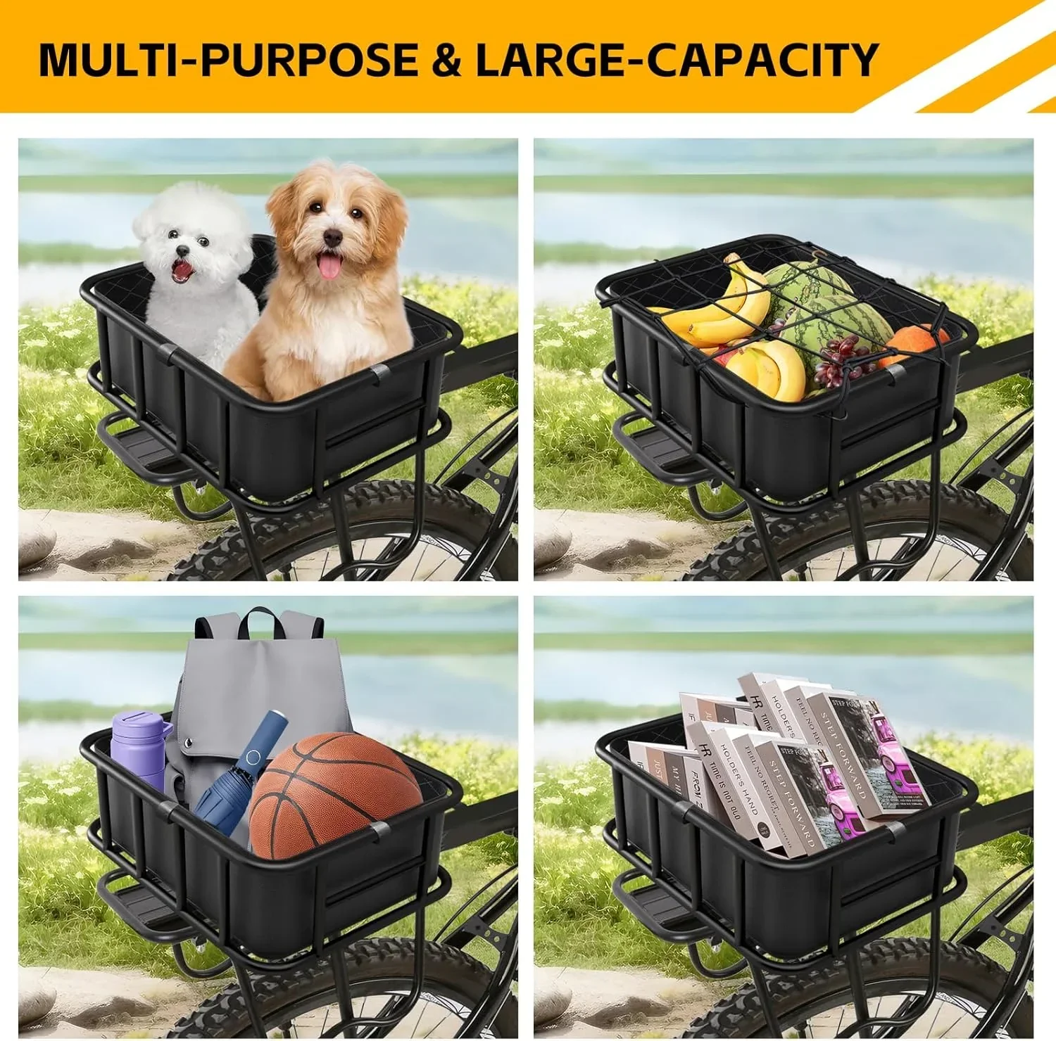 VIVI Universal Rear Rack Basket Cargo Baskets - Image 17