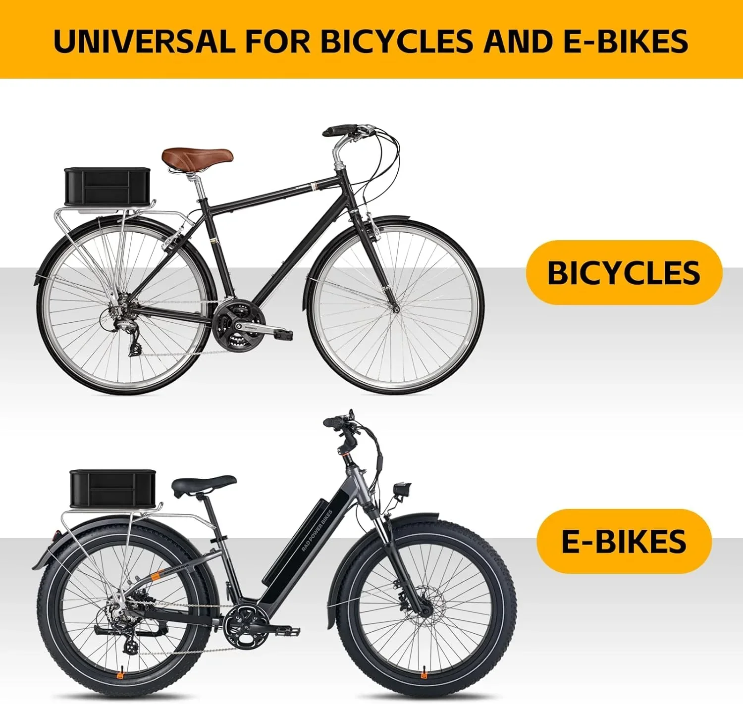 VIVI Universal Rear Rack Basket Cargo Baskets - Image 23
