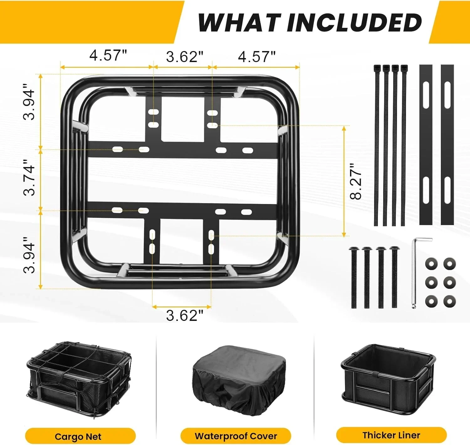 VIVI Universal Rear Rack Basket Cargo Baskets - Image 24