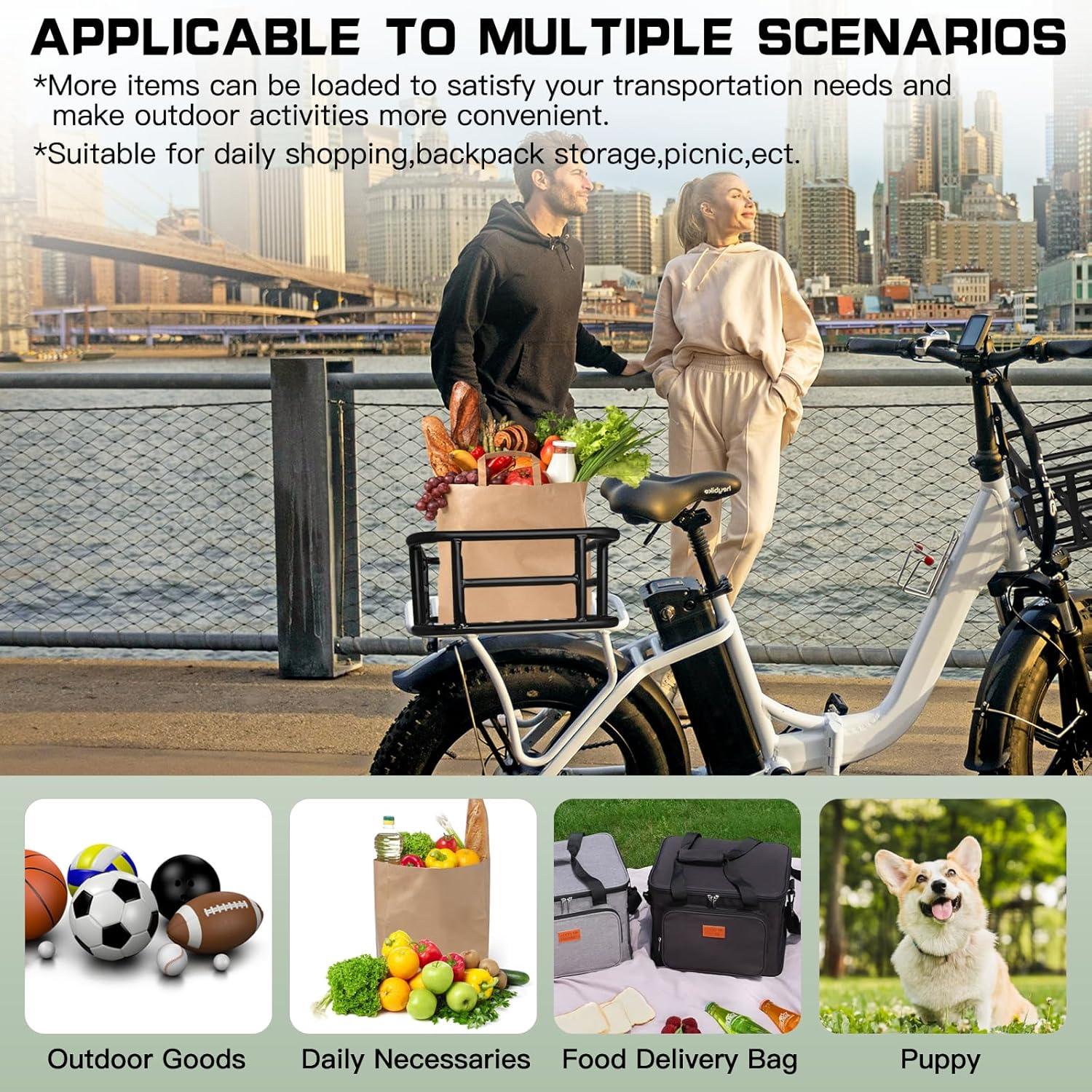 VIVI Universal Rear Rack Basket Cargo Baskets - Image 8