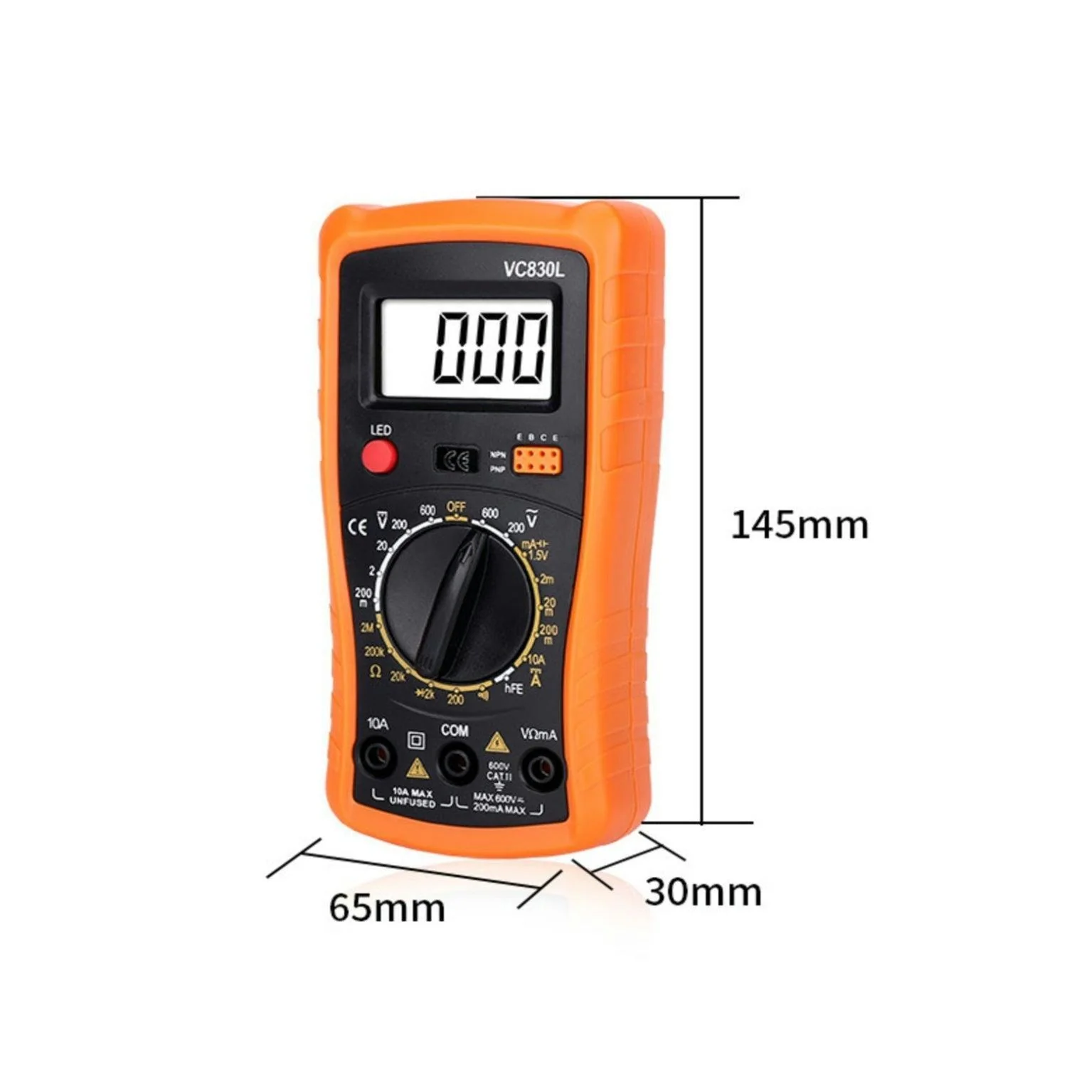 VIVI VC830L Portable Digital Multimeter Voltmeter - Image 3